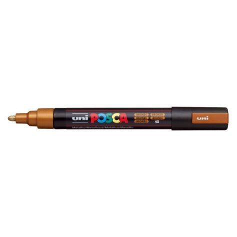 Uni Posca Marker 1.8-2.5mm Med Bullet Bronze PC-5M