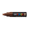 Uni Posca Marker 8.0mm Bold Chisel Brown PC-8K