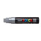 Uni Posca Marker 15.0mm Extra-Broad Chisel Silver PC-17K