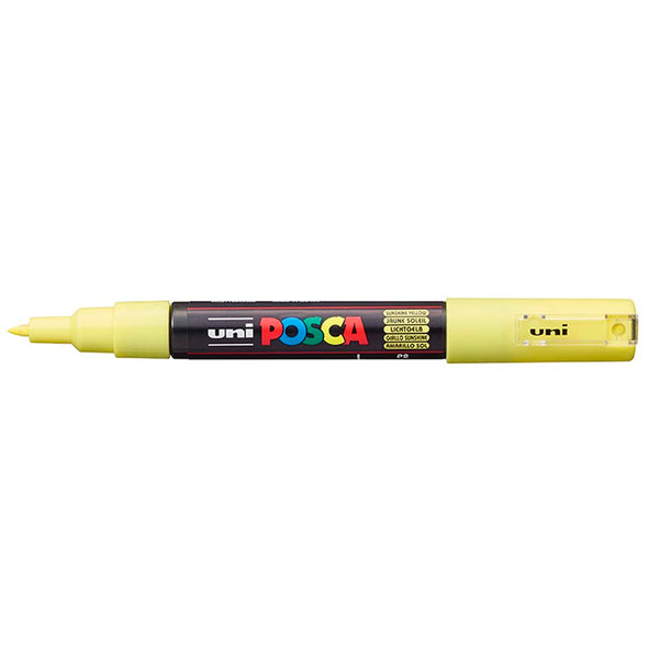 Uni Posca Marker 0.7mm Ultra-Fine Round Tip Sunshine Yellow PC-1M