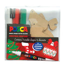 Uni Posca Christmas Decorations Activity Pack Ornaments