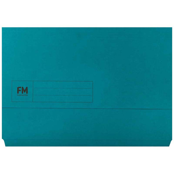 FM Document Wallet Blue Foolscap