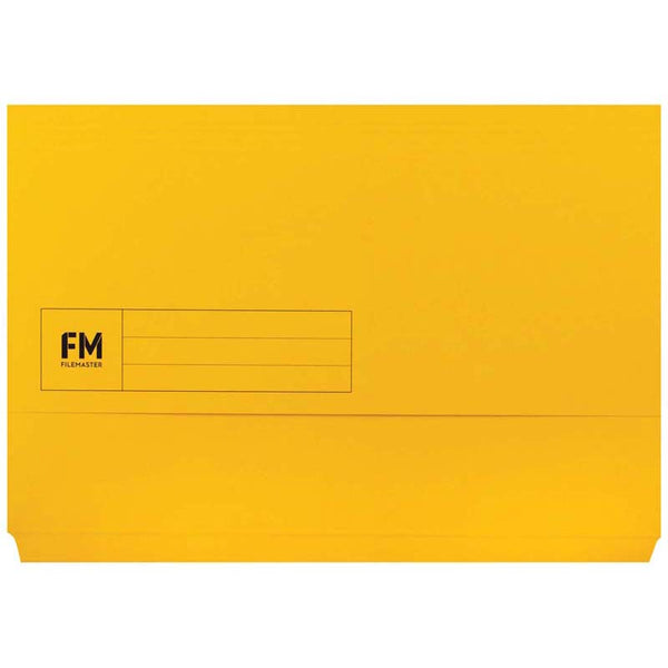 FM Document Wallet Yellow Foolscap