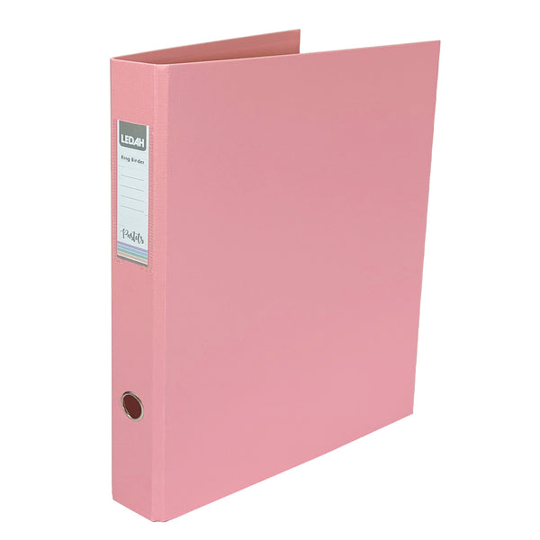 Ledah Pastels Ringbinder Pink A4