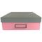 Ledah Pastels Storage Box A4 Pink