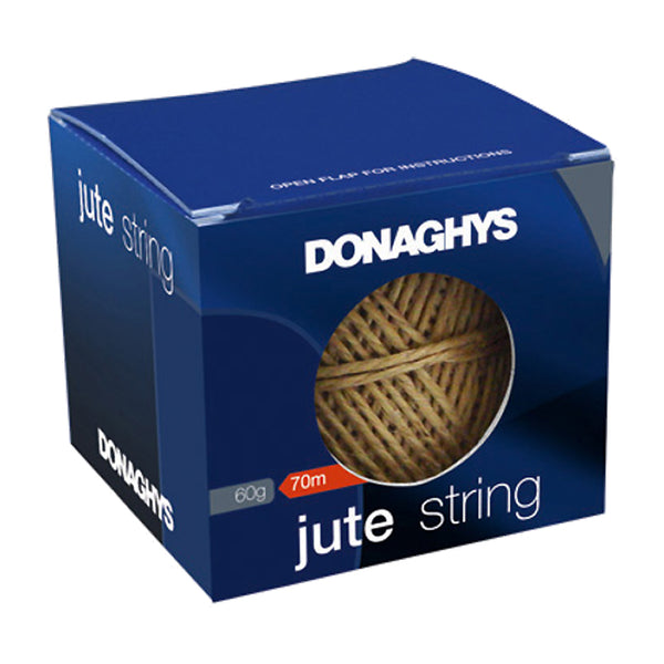 Donaghys Jute String Natural 60g Box 70m