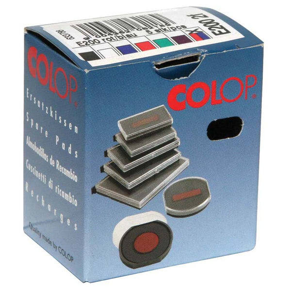 Colop Stamp Pad E/200/2 Blue Red 24x45mm