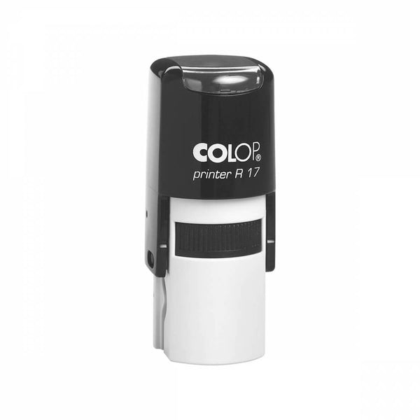 Colop Stamp Printer R17 Round Black 17mm Dia