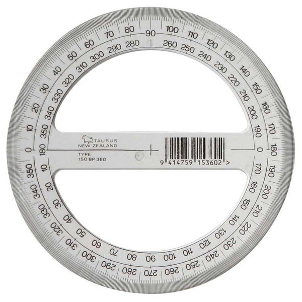 Taurus Protractor 15cm 360