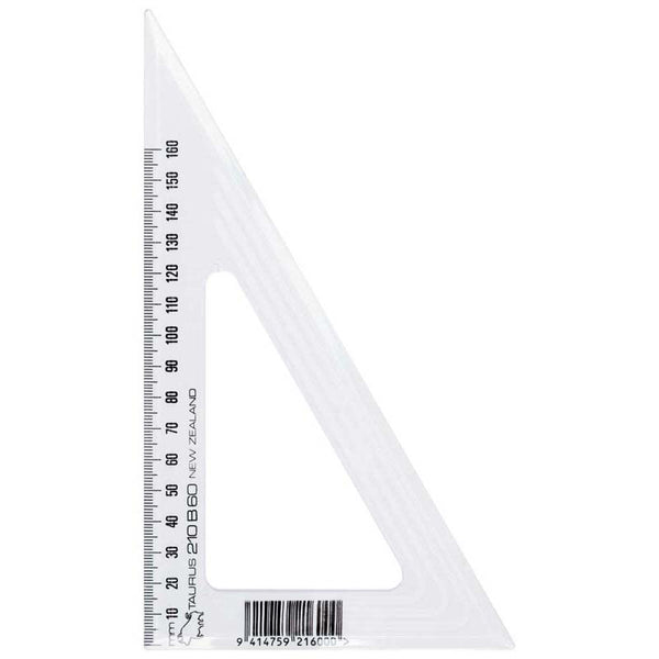 Taurus Set Square 21cm 60 Degree Straight Edge