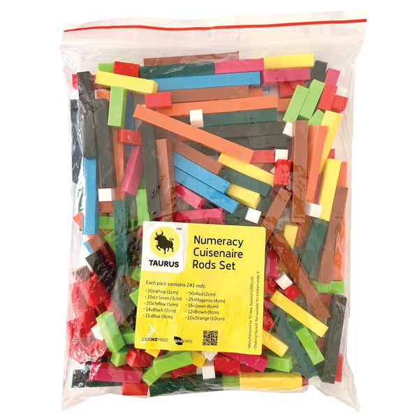 Taurus Numeracy Rods Set 241 Pieces