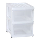 Taurus Storage Organiser 2 Drawer White