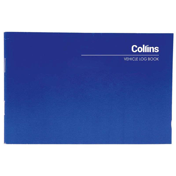 Collins Vehicle Log Book 40 Limp 24 Page 115x170mm