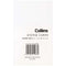 Collins System Card Plain 53U 127x76mm Pack 100