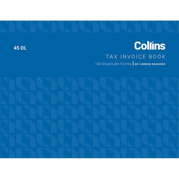 Collins Tax Invoice 45DL No Carbon Required