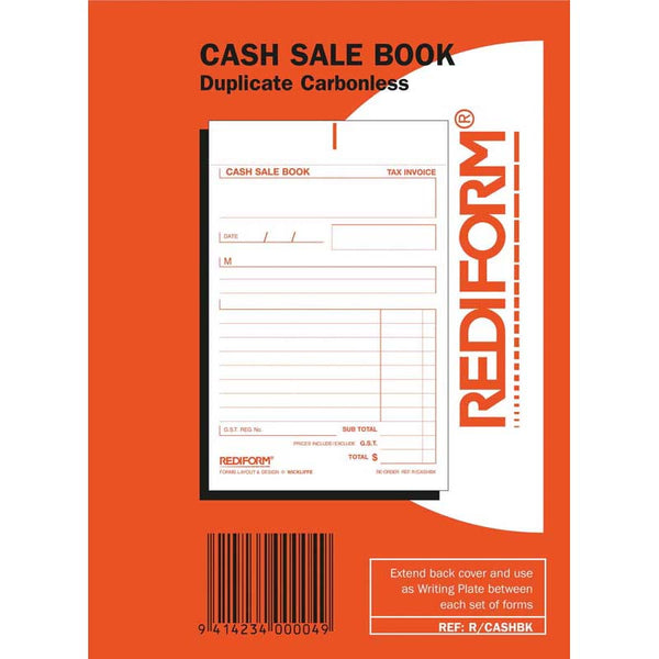 Rediform Book Cash Sale Duplicate 50 Leaf