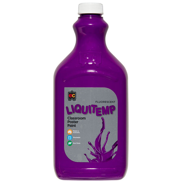 Liquitemp Fluorescent Poster Paint 2L Purple