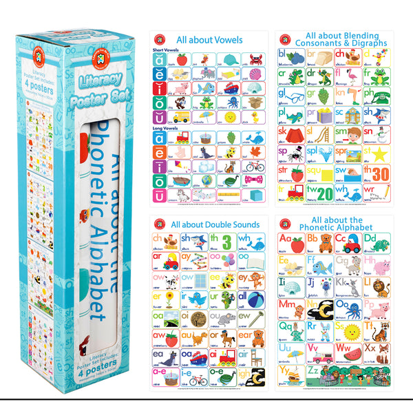 LCBF All About Literacy Poster Box Set Of 4