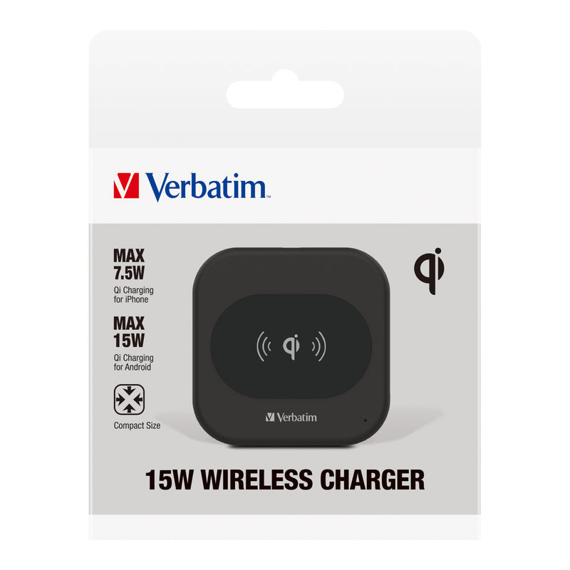 Verbatim Essentials Wireless Charger 15W Black