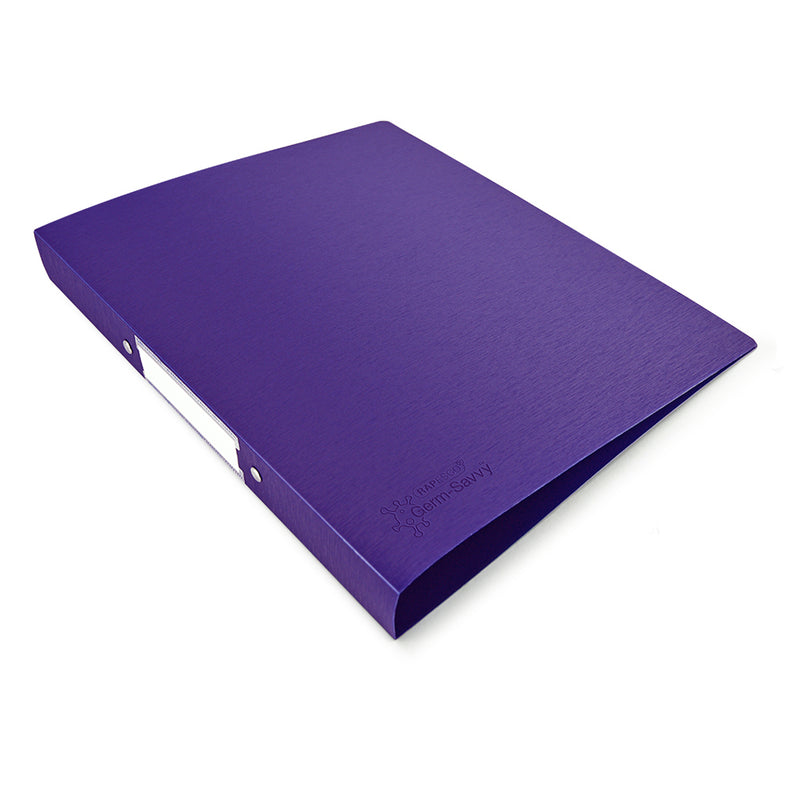 Rapesco Germ-Savvy Antibacterial A4 PP Ring Binder 2/25 Purple