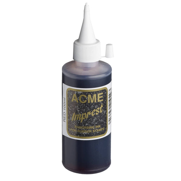 Acme Imprest Ink 100ml 7012 Red