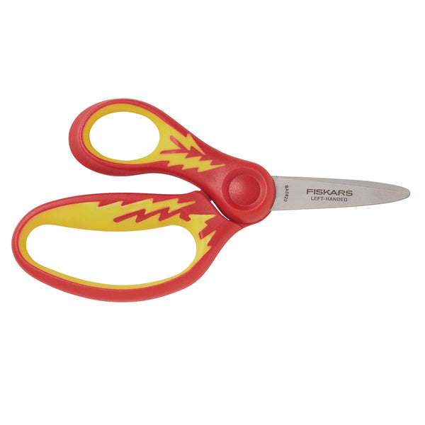 Fiskars Kids Scissors Pointed 5 Inch Left Hand Assorted Colours