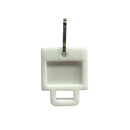 SR Key Tag Square CBK20/33/40/63/75 White