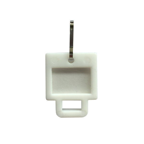 SR Key Tag Square CBK20/33/40/63/75 White