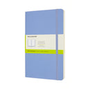 Moleskine Notebook Large Plain Hydrangea Blue Soft