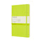 Moleskine Notebook Large Plain Lemon Green Soft