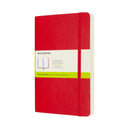 Moleskine Notebook Large Expanded Plain Scarlet Red Soft