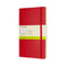 Moleskine Notebook Large Plain Scarlet Red Soft