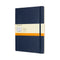 Moleskine Notebook XL Sapphire Blue Soft Cover Ruled