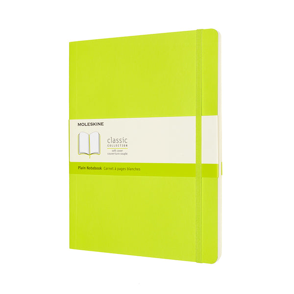 Moleskine Notebook XL Plain Lemon Green Soft