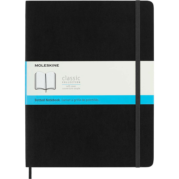 Moleskine Notebook XL Black Soft Cover Dot