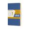 Moleskine Volant Journal Pocket Ruled Blue/Amber Yellow