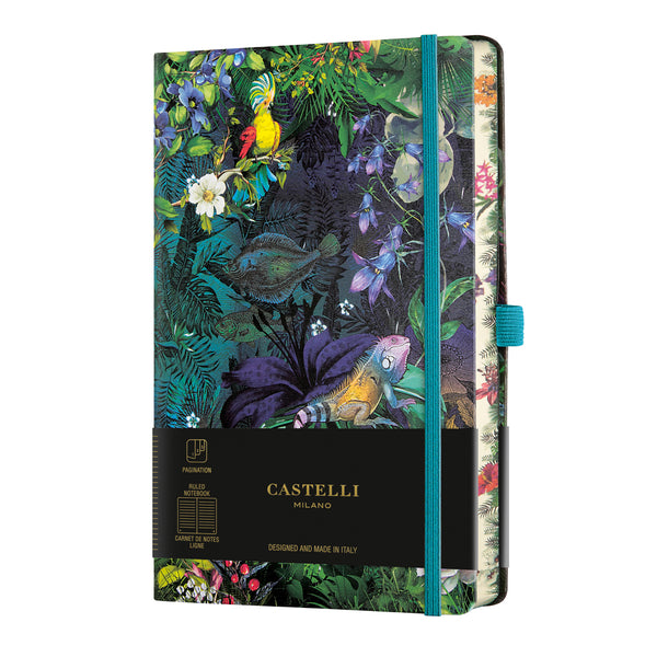 Castelli Notebook Eden A5 Ruled Lily