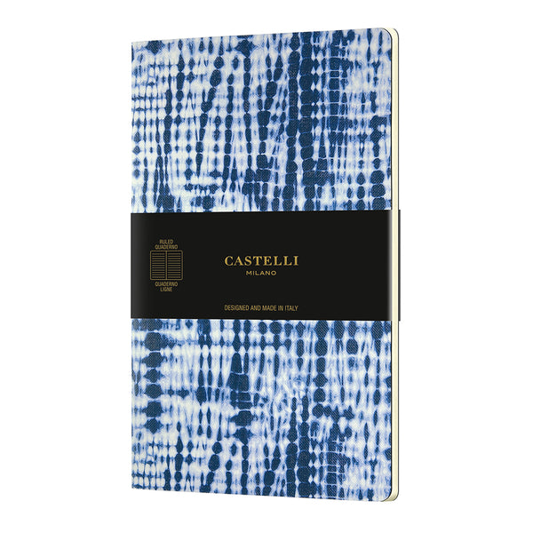 Castelli Quaderno Notebook A5 Soft Cover Shibori Jute