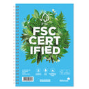 Silvine FSC Twin Wire Notebook A5 160 Pages Ruled