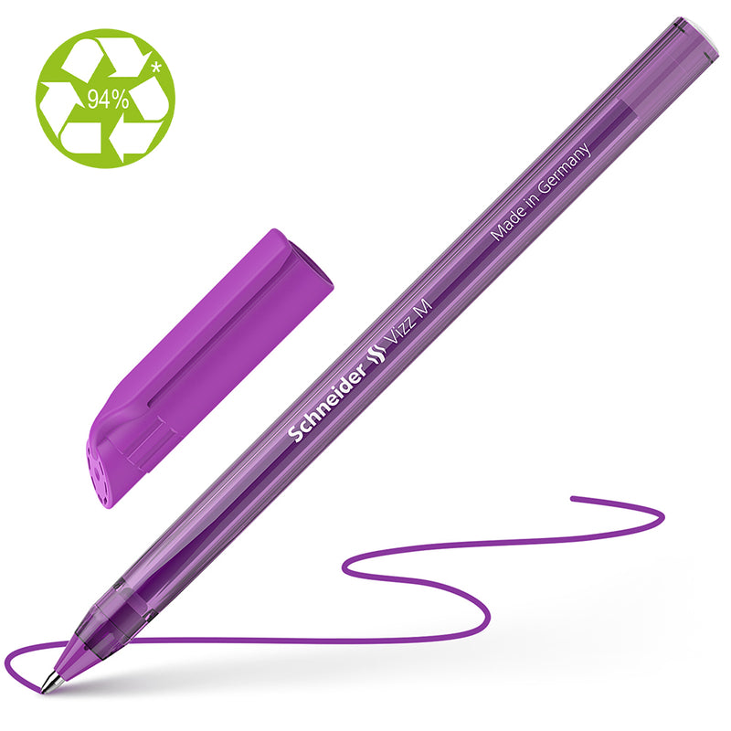 Schneider Ballpoint Pen Vizz Medium Violet 