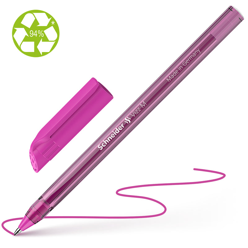 Schneider Ballpoint Pen Vizz Medium Pink 