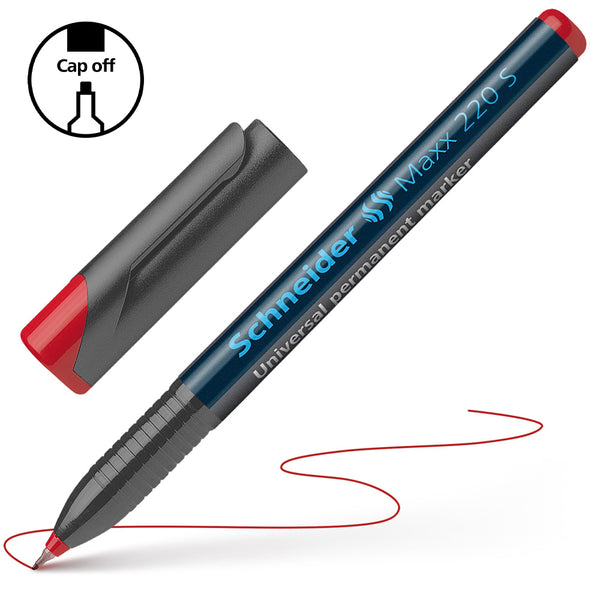 Schneider Permanent Marker Maxx Superfine 220 Red