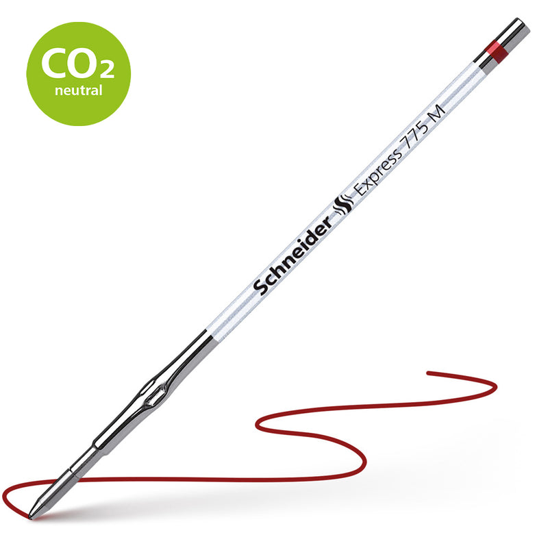 Schneider Pen Refill Ballpoint 775 Medium Red 1 piece