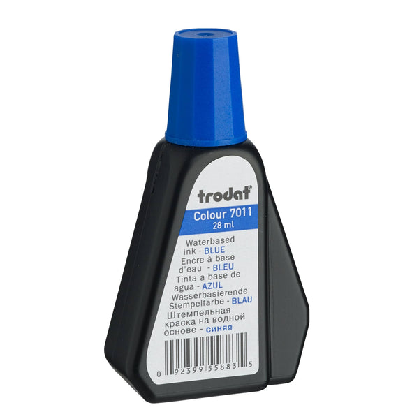 Trodat Rubber Stamp Ink 28ml 7011 Blue