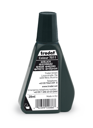 Trodat 7750 Textile Ink 28ml Black