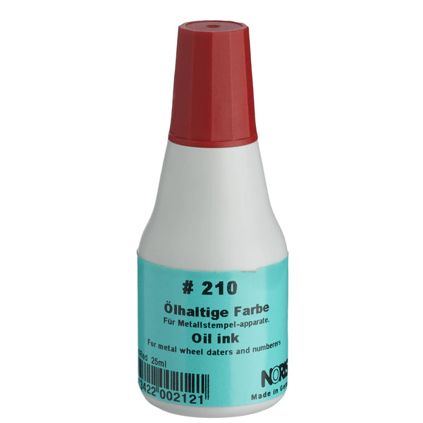 Noris #210 Metal Stamp Ink 25ml Red