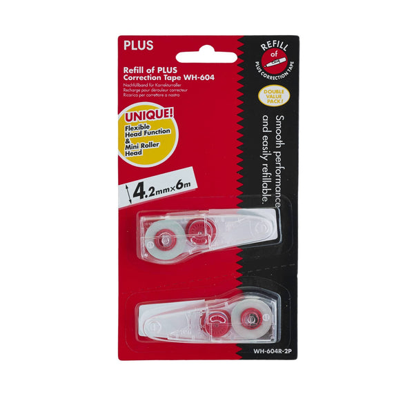 Plus Whiper MR REFILL 4.2x6 WH604 2/Pkt