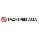 Plastic Sign Smoke-Free Area 55x330