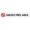 Plastic Sign Smoke-Free Area 55x330