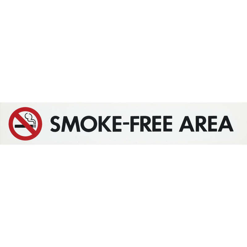 Plastic Sign Smoke-Free Area 55x330